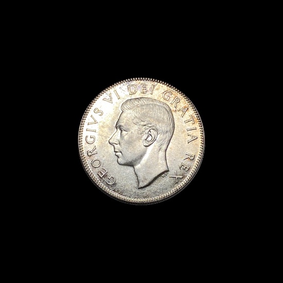 1950 Canada Silver 50 Cents GEM BU