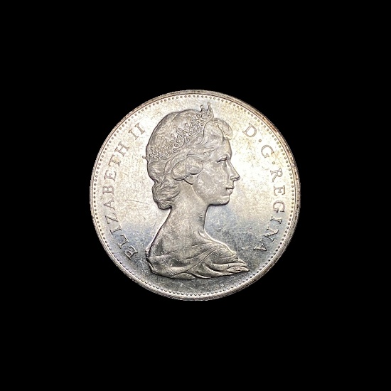 1965 Canada Silver Dollar GEM BU