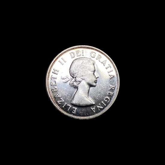 1953 Canada Silver 50 Cents GEM BU