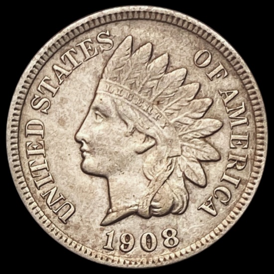 1908-S Indian Head Cent CHOICE AU