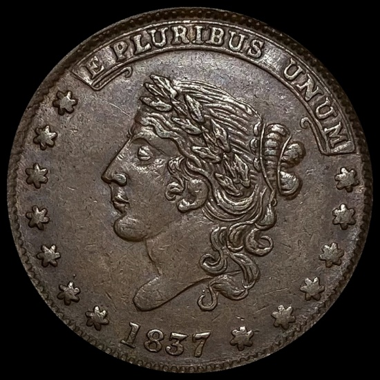 1837 14TH Ward NY CLOSELY UNCIRCULATED