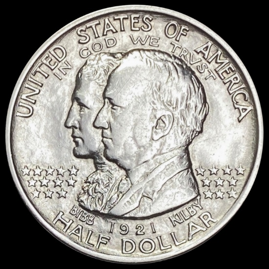 1921 Alabama Centennial Half Dollar CLOSELY UNCIRC CLOSELY UNCIRCULATED