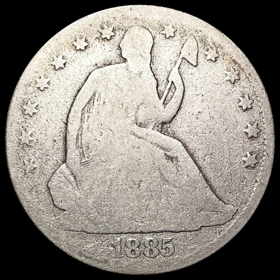 1885 Seated Liberty Half Dollar NICELY CIRCULATED