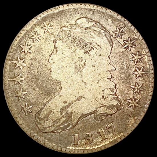 1817 Capped Bust Half Dollar NICELY CIRCULATED
