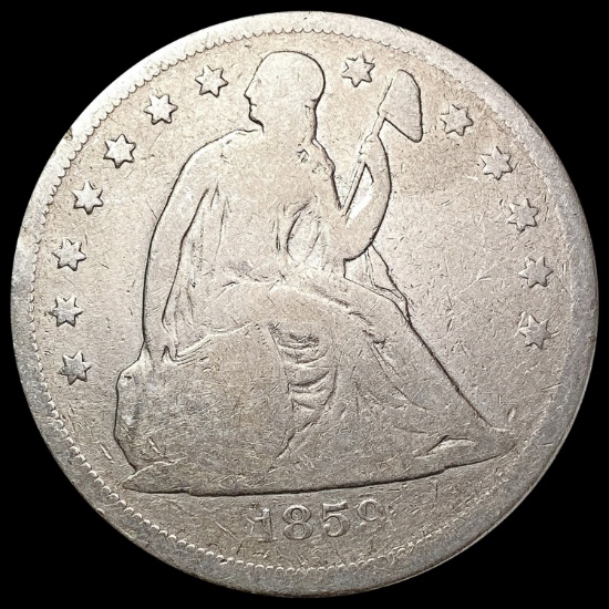 1859-O Seated Liberty Dollar LIGHTLY CIRCULATED