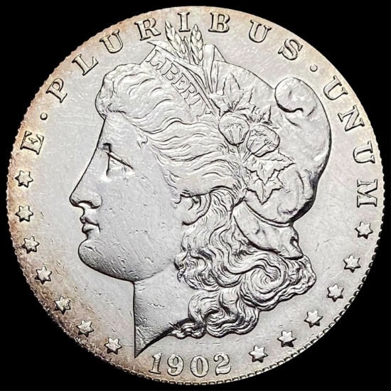 1902 Silver Mogan Dollar CLOSELY UNCIRCULATED