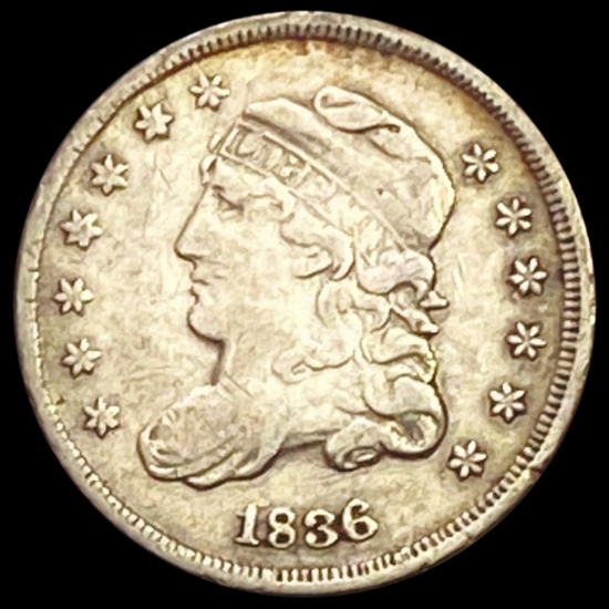 1836 Capped Bust Half Dime CLOSELY UNCIRCULATED