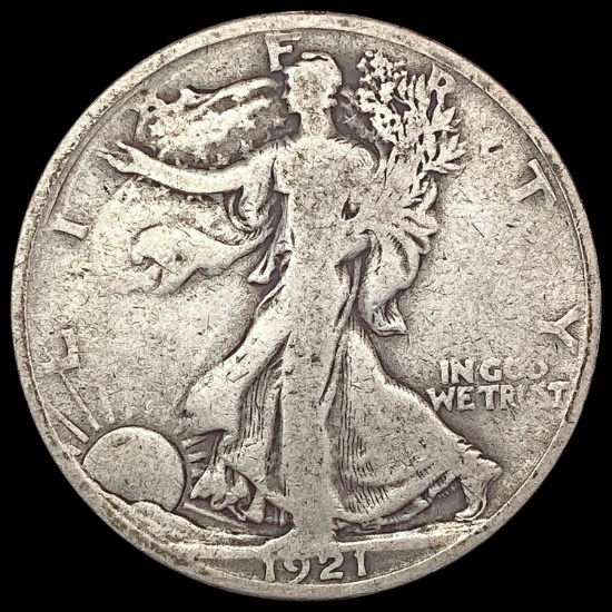 1921-S Walking Liberty Half Dollar NICELY CIRCULATED