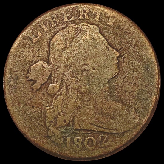 1802 Draped Bust Large Cent NICELY CIRCULATED