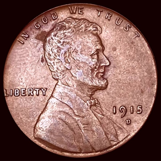 1915-D Wheat Cent CHOICE AU
