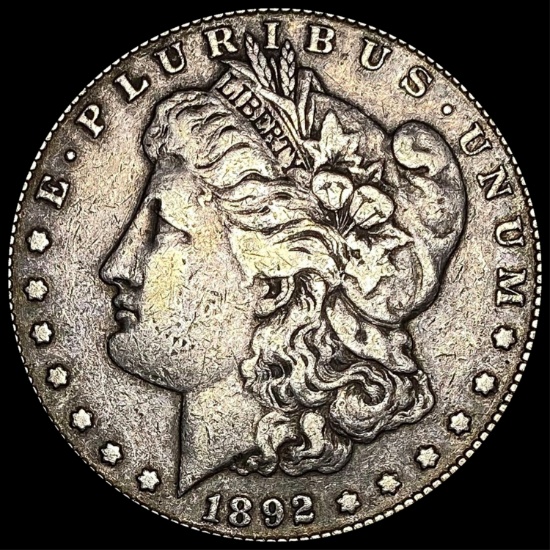 1892-S SIlver Mogan Dollar LIGHTLY CIRCULATED