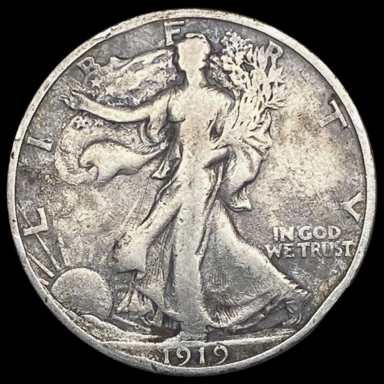 1919-S Walking Liberty Half Dollar NICELY CIRCULATED