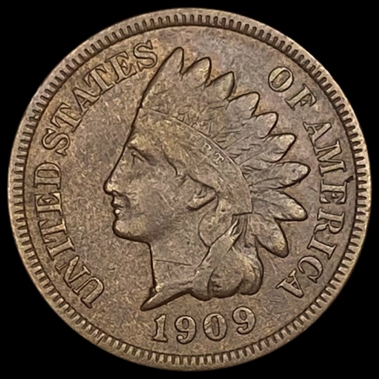 1909-S Indian Head Cent NEARLY UNCIRCULATED