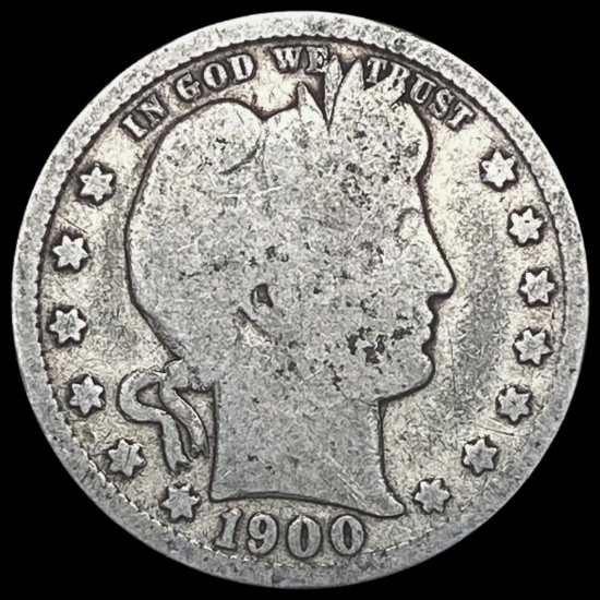 1900-S Barber Quarter NICELY CIRCULATED