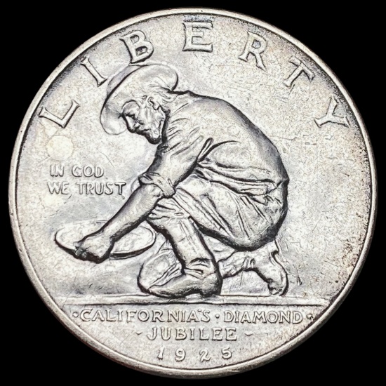 1925-S California Diamond Jubilee Half D UNCIRCULATED