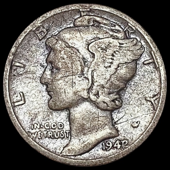 1942/1 Mercury Dime NICELY CIRCULATED