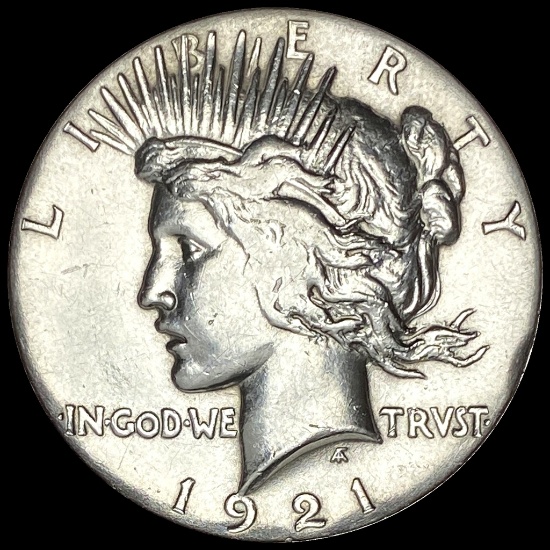 1921 Silver Peace Dollar CLOSELY UNCIRCULATED