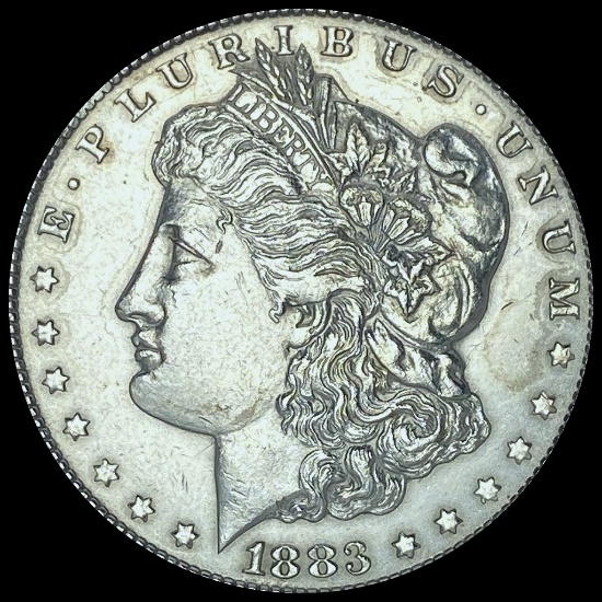 1883-CC Silver Morgan Dollar CHOICE AU