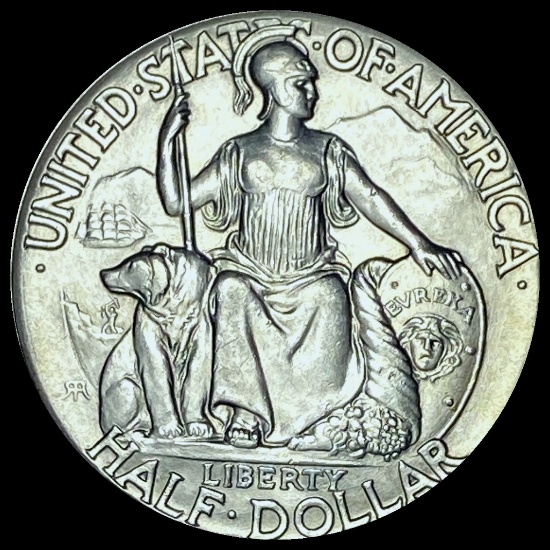 1936-D Silver Half Dollar California-Pacific Exposition CHOICE BU