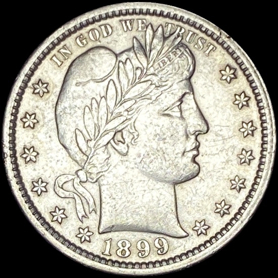 1899 Silver Barber Quarter UNCIRCULATED