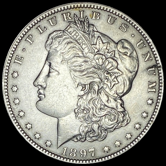 1897 Silver Morgan Dollar CLOSELY UNCIRCULATED