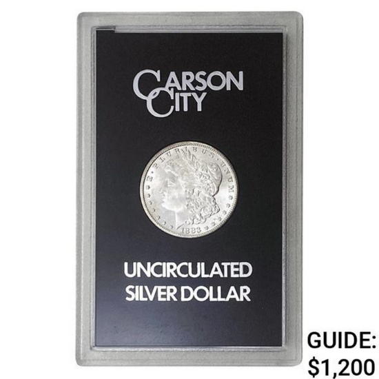 1883-CC Morgan Silver Dollar GSA UNC