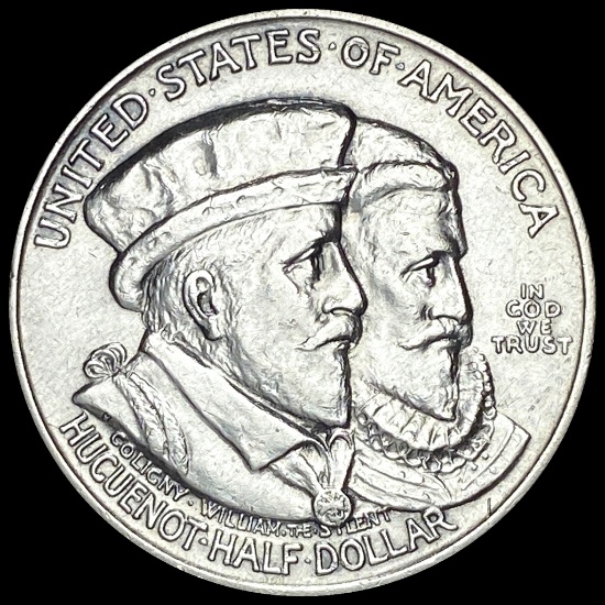 1924 Silver Huguenot-Walloon Half Dollar LIGHTLY CIRCULATED