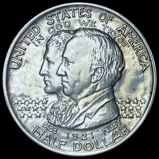 1921 Silver Half Dollar Alabama Centennial CHOICE AU