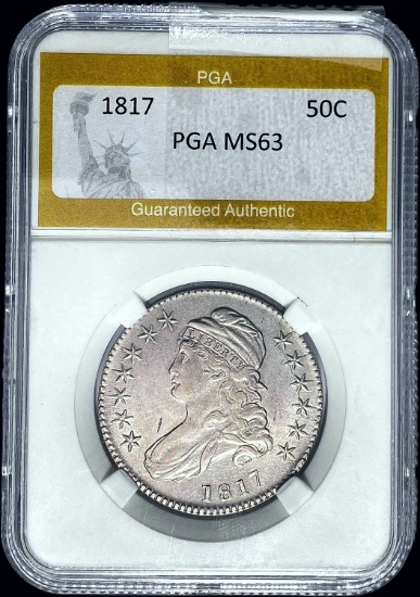 1817 50C PGA MS63
