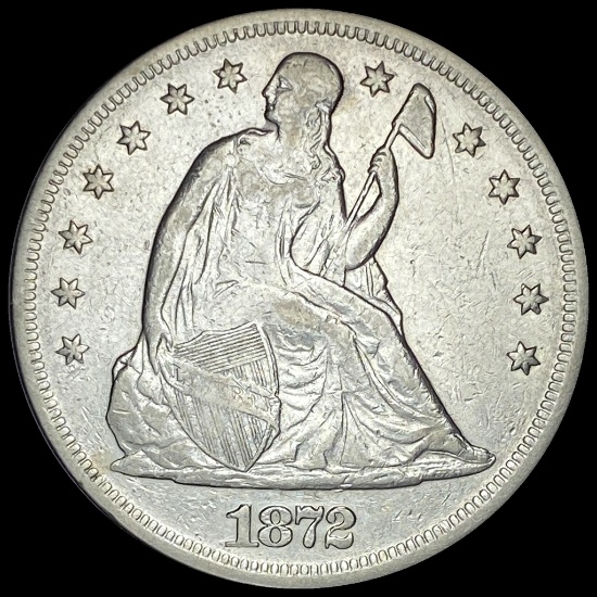 1872 Silver Dollar NEARLY UNCIRCULATED