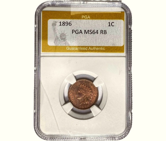 1896 Indian Head Cent PGA MS64 RB