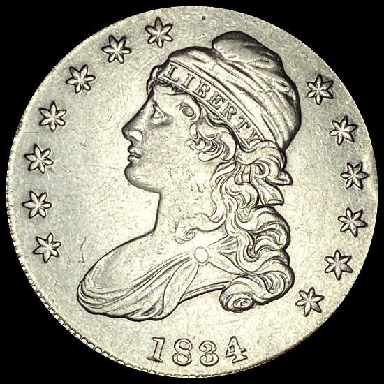 1834 Capped Bust Half Dollar CLOSELY UNCIRCULATED