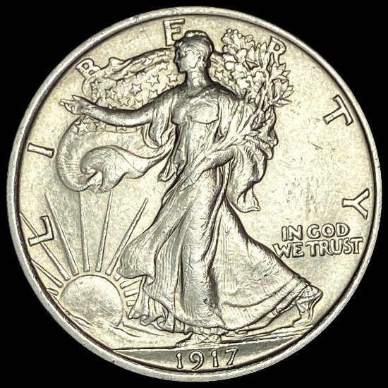 1917 Walking Liberty Half Dollar UNCIRCULATED