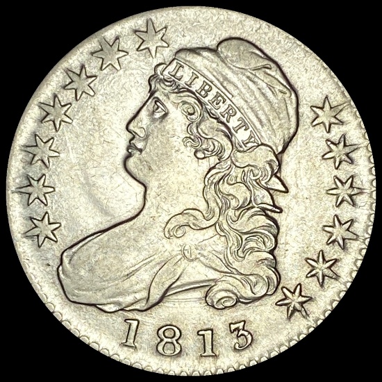 1813 Capped Bust Half Dollar CLOSELY UNCIRCULATED