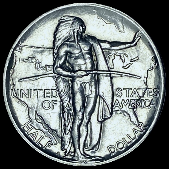 1926 Silver Half Dollar Oregon Trail GEM BU