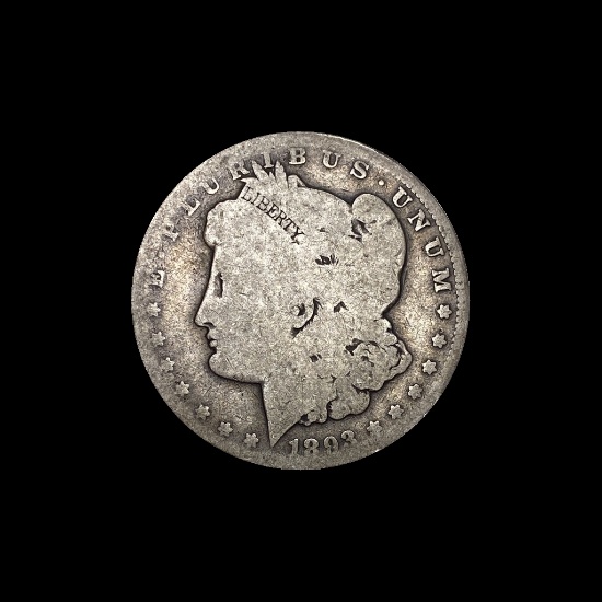 1893 Morgan Silver Dollar NICELY CIRCULATED