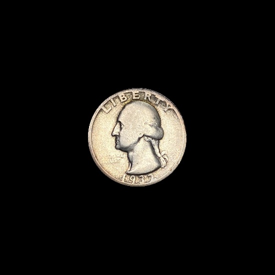 1932-D Washington Quarter LIGHTLY CIRCULATED