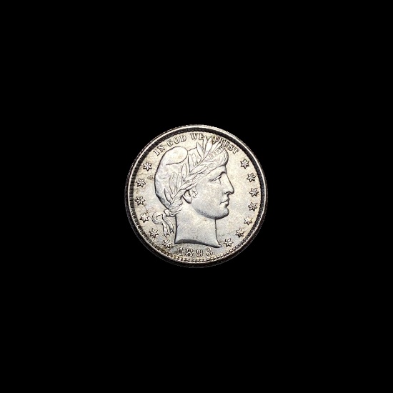 1893-O Barber Quarter UNCIRCULATED