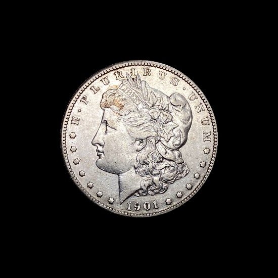 1901-S Silver Morgan Dollar LIGHTLY CIRCULATED