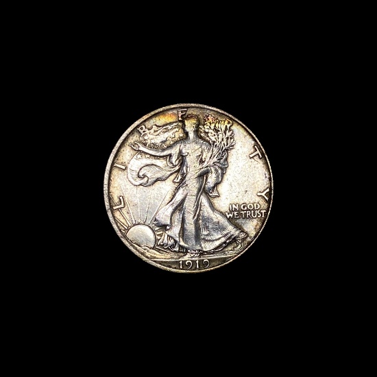 1919 Walking Liberty Half Dollar NEARLY UNCIRCULATED