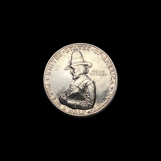 1920 Silver Pilgrim Half Dollar UNCIRCULATED
