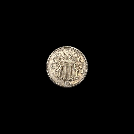 1868 Shield Nickel CLOSELY UNCIRCULATED