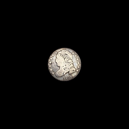 1836 Capped Bust Dime NICELY CIRCULATED