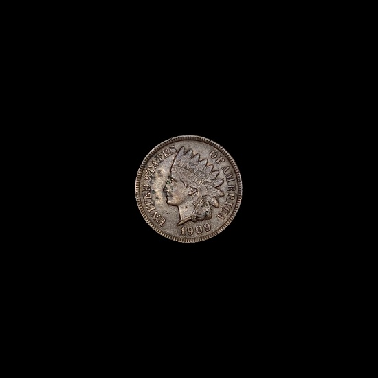 1909-S Indian Head Cent CLOSELY UNCIRCULATED