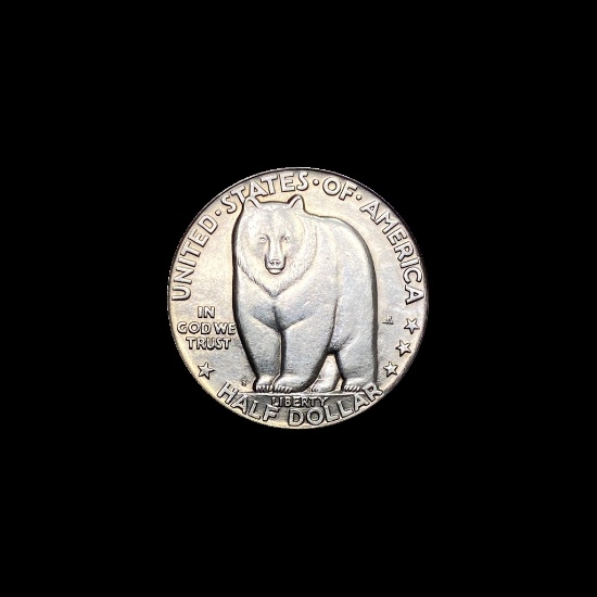 1936-S Silver Bay Bridge Half Dollar CLOSELY UNCIRCULATED