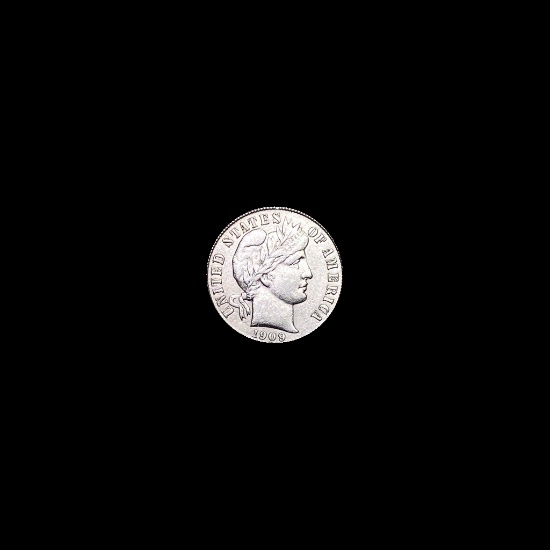 1909-O Barber Dime CHOICE AU