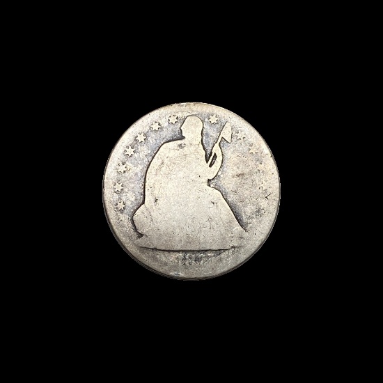 1875-CC Seated Liberty Half Dollar NICELY CIRCULATED