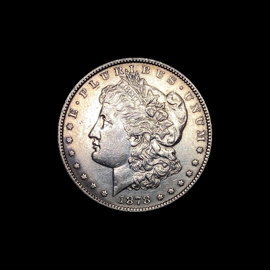 1878 Silver Morgan Dollar CLOSELY UNCIRCULATED