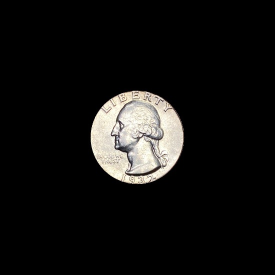 1932-S Silver Washington Quarter CLOSELY UNCIRCULATED