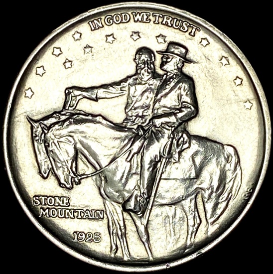 1925 Silver Stone Mountain Half Dollar UNCIRCULATED